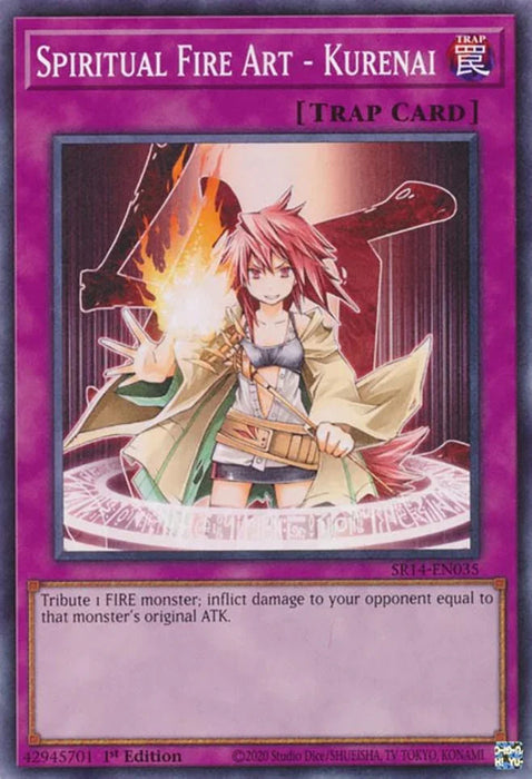 Spiritual Fire Art - Kurenai [SR14-EN035] Common - for just $0.10! 