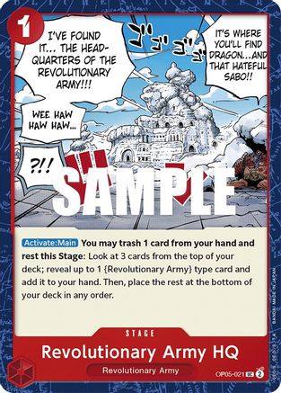 Revolutionary Army HQ (OP05-021) - Awakening of the New Era - for just $0.13! 