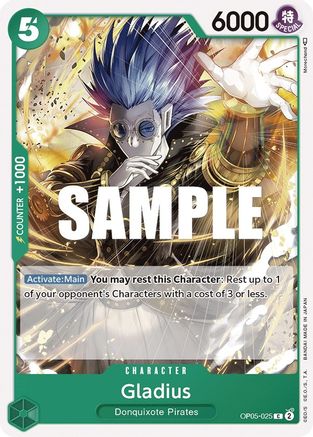 Gladius (OP05-025) - Awakening of the New Era - for just $0.05! 