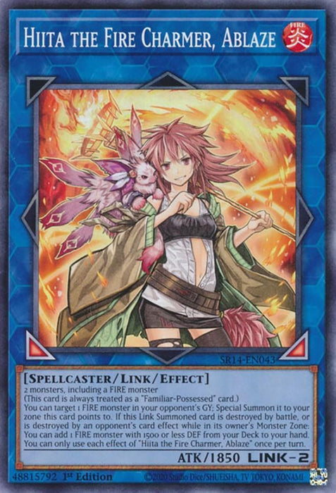 Hiita the Fire Charmer, Ablaze [SR14-EN043] Common - for just $0.10! 