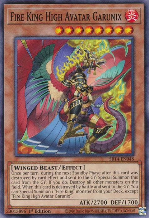 Fire King High Avatar Garunix [SR14-EN046] Common - for just $0.15! 