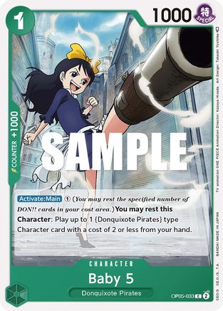 Baby 5 (033) (OP05-033) - Awakening of the New Era - for just $0.05! 