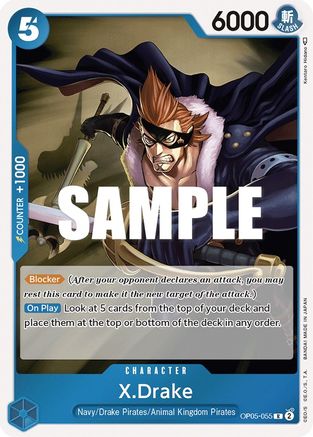 X.Drake (OP05-055) - Awakening of the New Era Foil - for just $0.08! 