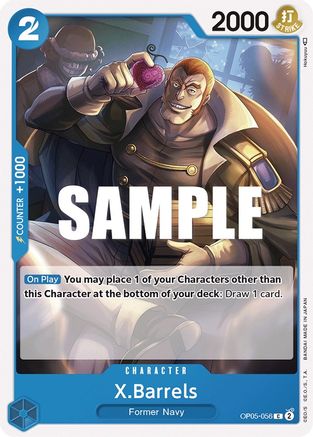 X.Barrels (OP05-056) - Awakening of the New Era - for just $0.05! 