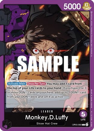 Monkey.D.Luffy (060) (OP05-060) - Awakening of the New Era - for just $0.10! 