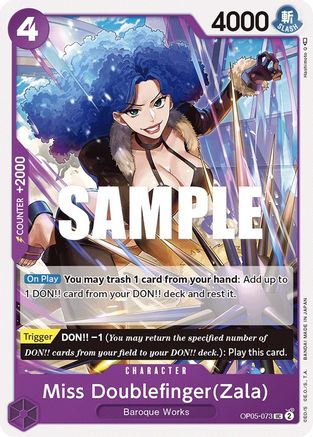Miss Doublefinger(Zala) (OP05-073) - Awakening of the New Era - for just $0.08! 