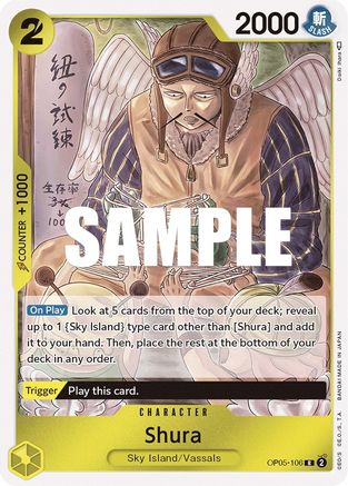 Shura (OP05-106) - Awakening of the New Era Foil - for just $0.75! 
