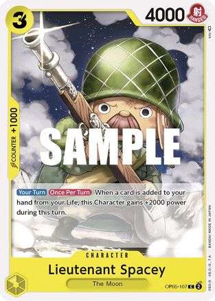 Lieutenant Spacey (OP05-107) - Awakening of the New Era - for just $0.05! 
