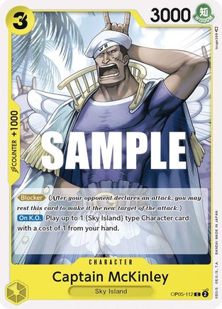 Captain McKinley (OP05-112) - Awakening of the New Era - for just $0.05! 