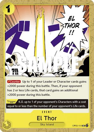 El Thor (OP05-114) - Awakening of the New Era - for just $0.07! 