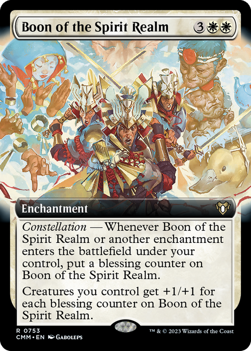 Boon of the Spirit Realm (CMM-753) - Commander Masters: (Extended Art) - for just $2.62! 
