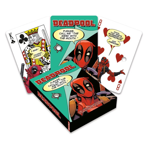 Aquarius: Playing Cards - Marvel - Deadpool - Quotes - for just $6.99! 