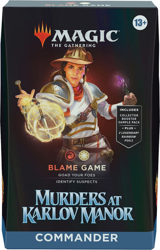 Murders at Karlov Manor - Commander Deck (Blame Game) - for just $34.95! 