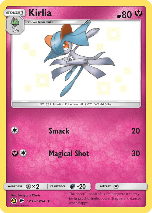 Kirlia (SV35/SV94) [Sun & Moon: Hidden Fates - Shiny Vault] - for just $2.45! 