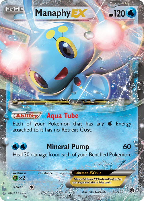 Manaphy EX (32/122) [XY: BREAKpoint] - for just $1.50! 