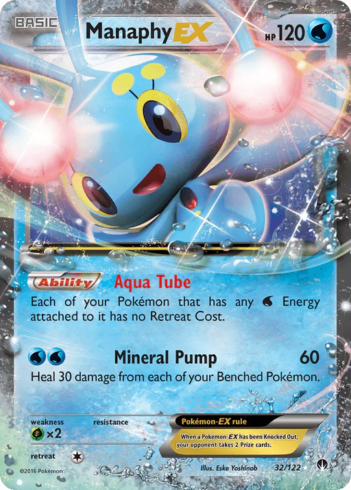 Manaphy EX (32/122) [XY: BREAKpoint] - for just $1.70! 