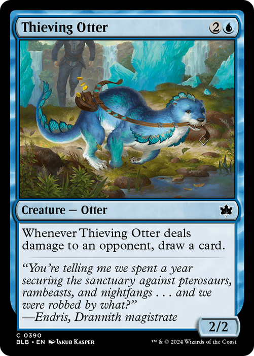 Thieving Otter (BLB-390) - Bloomburrow - for just $0.04! 
