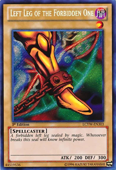 Left Leg of the Forbidden One [LCYW-EN303] Secret Rare - for just $4.30! 