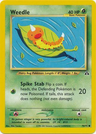 Weedle (70/75) [Neo Discovery Unlimited] - for just $0.35! 
