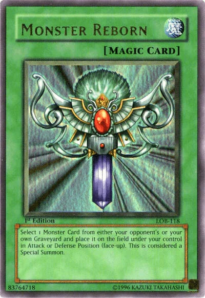 Monster Reborn [LOB-118] Ultra Rare - for just $6.20! 