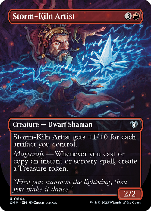Storm-Kiln Artist (CMM-644) - Commander Masters (Borderless) - for just $1.40! 