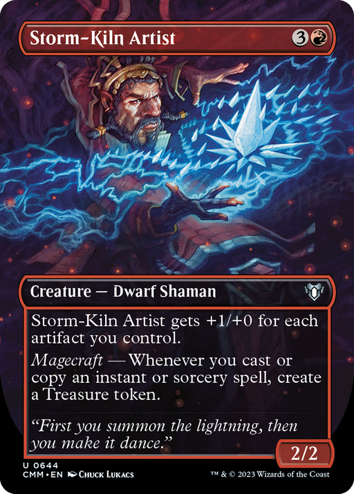 Storm-Kiln Artist (CMM-644) - Commander Masters (Borderless) - for just $1.29! 
