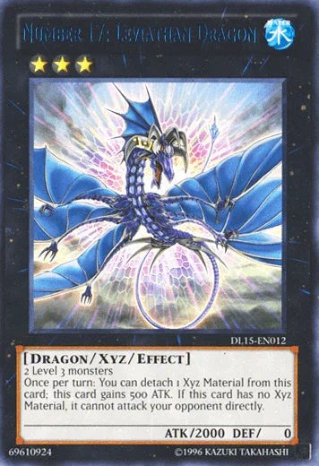Number 17: Leviathan Dragon (Blue) [DL15-EN012] Rare - for just $1.50! 