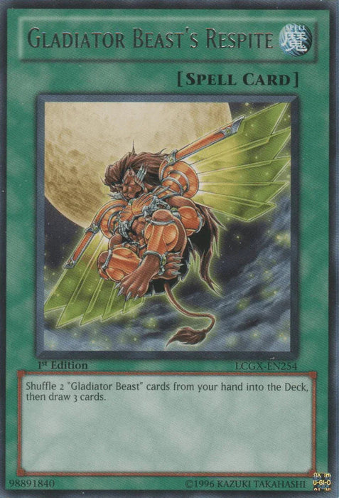 Gladiator Beast's Respite [LCGX-EN254] Rare - for just $0.30! 
