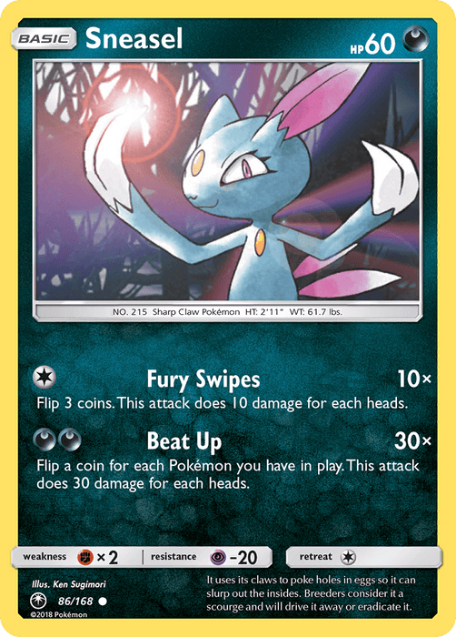 Sneasel (86/168) [Sun & Moon: Celestial Storm] - for just $0.10! 