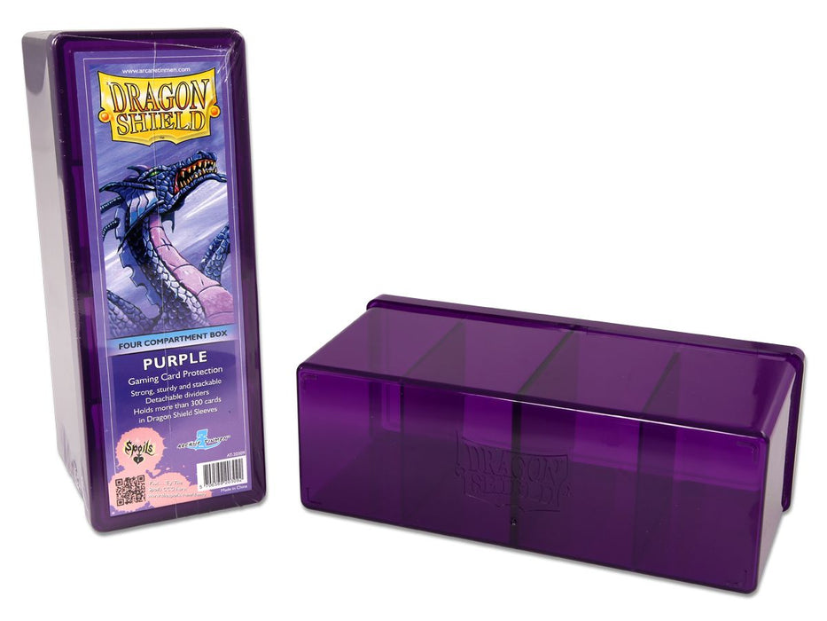 Dragon Shield: Four-Compartment Deck Box - Purple - Just $0! Shop now at Retro Gaming of Denver