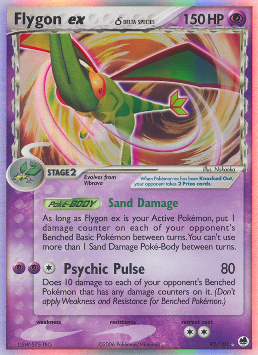 Flygon ex (92/101) (Delta Species) [EX: Dragon Frontiers] - Just $17.65! Shop now at Retro Gaming of Denver