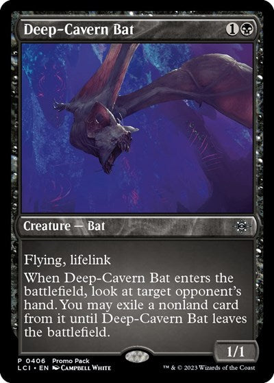 Deep-Cavern Bat (Promo Pack: The Lost Caverns of Ixalan) Near Mint Foil - for just $3! 