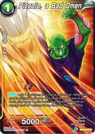 Piccolo, a Bad Omen (BT11-098) [Vermilion Bloodline 2nd Edition] - for just $0.10! 