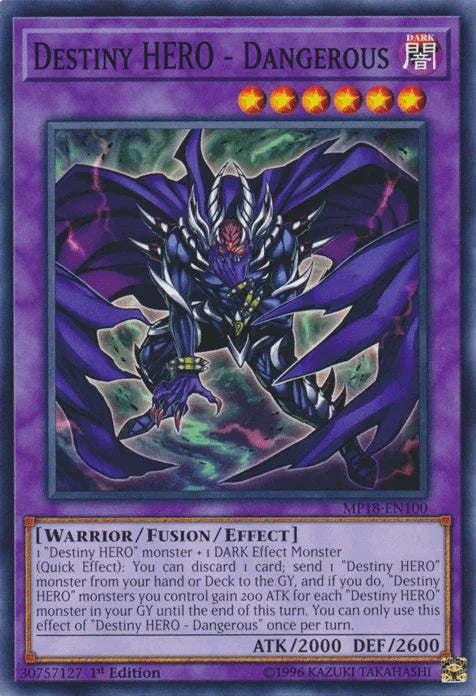 Destiny Hero - Dangerous [MP18-EN100] Common - for just $0.10! 
