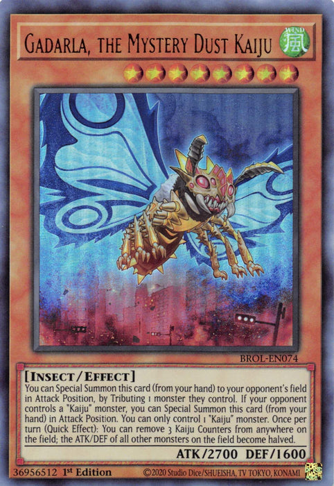 Gadarla, the Mystery Dust Kaiju [BROL-EN074] Ultra Rare - for just $0.10! 