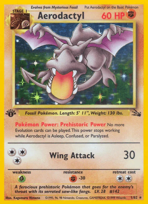 Aerodactyl (1/62) [Fossil 1st Edition] - for just $30.60! 