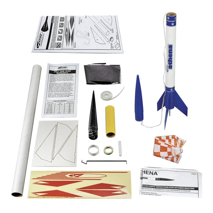 Athena X Starter Set Rocket-Building Kit, Beginner Flying-Rocket-Model Kit for Ages 10+ - for just $49.49! 