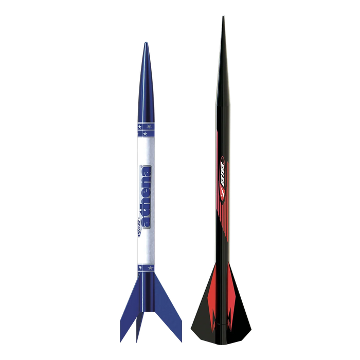 Athena X Starter Set Rocket-Building Kit, Beginner Flying-Rocket-Model Kit for Ages 10+ - for just $49.49! 