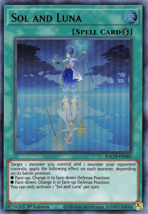 Sol and Luna [BACH-EN085] Ultra Rare - for just $0.15! 