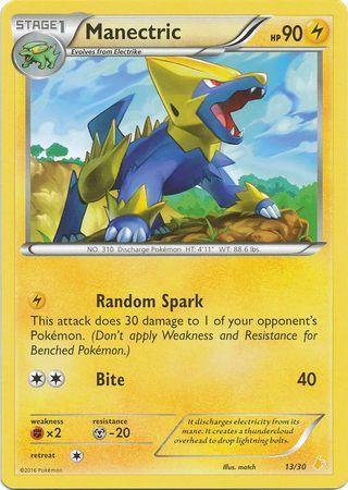 Manectric (13/30) [XY: Trainer Kit 3 - Pikachu Libre] - for just $0.15! 
