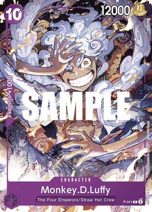 Monkey.D.Luffy (041) (P-041) - One Piece Promotion Cards - for just $6.35! 