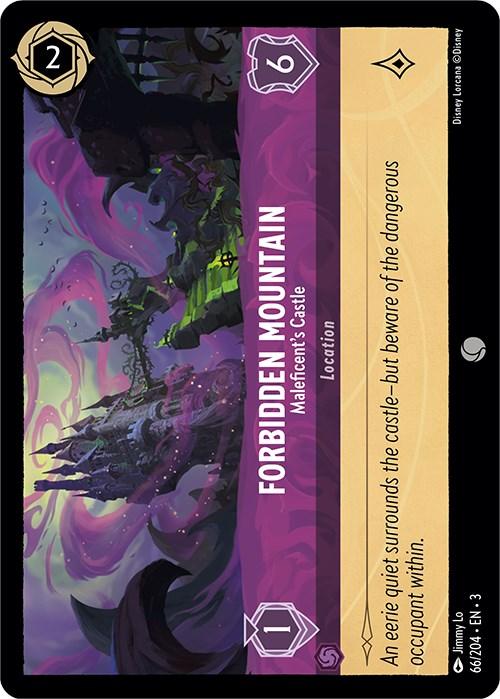 Forbidden Mountain - Maleficent's Castle (66/204) - Into the Inklands - for just $0.03! 
