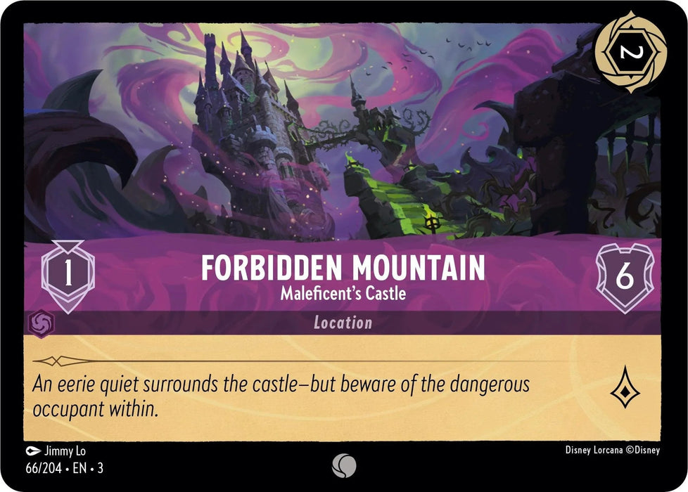 Forbidden Mountain - Maleficent's Castle (66/204) [Into the Inklands] - for just $0.10! 