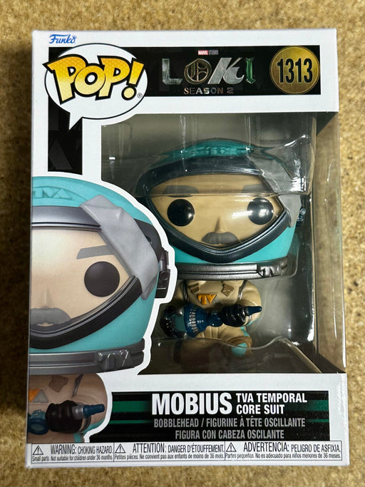 Funko Pop! Marvel Mobius (TVA Temporal Core Suit) #1313 Disney + Loki S2 2023 - for just $10! 