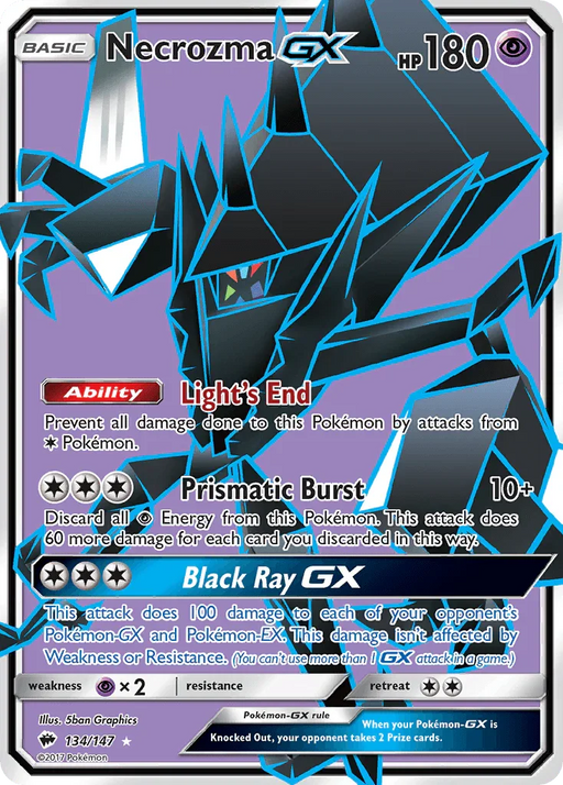 Necrozma GX (134/147) [Sun & Moon: Burning Shadows] - for just $1.80! 