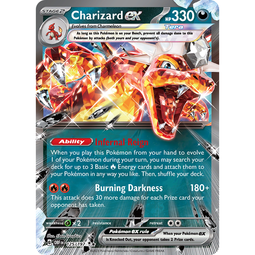 Charizard ex (125/197) [Scarlet & Violet: Obsidian Flames] - Just $1.20! Shop now at Retro Gaming of Denver