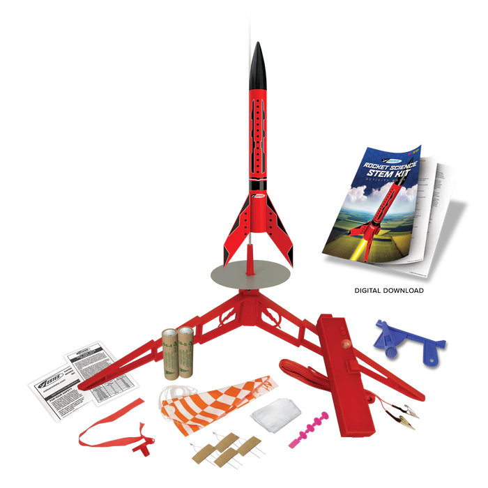 Estes Rockets - Rocket Science STEM Kit Rocket-Building Kit, Beginner Flying-Rocket-Model Kit for Ages 10+ - for just $54.99! 
