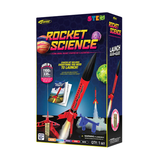 Estes Rockets - Rocket Science STEM Kit Rocket-Building Kit, Beginner Flying-Rocket-Model Kit for Ages 10+ - for just $54.99! 
