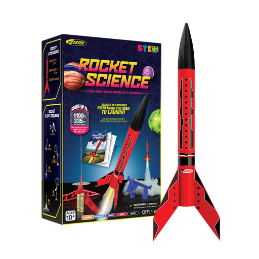 Estes Rockets - Rocket Science STEM Kit Rocket-Building Kit, Beginner Flying-Rocket-Model Kit for Ages 10+ - for just $54.99! 