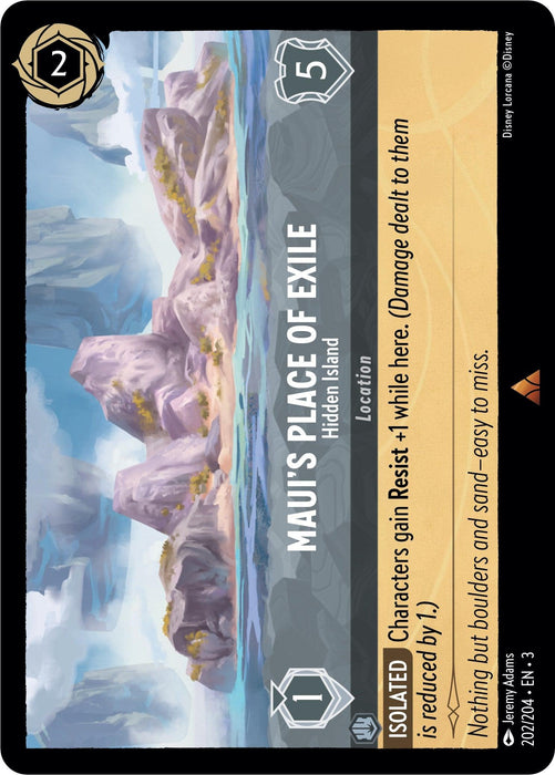 Maui's Place of Exile - Hidden Island (202/204) - Into the Inklands - for just $0.06! 